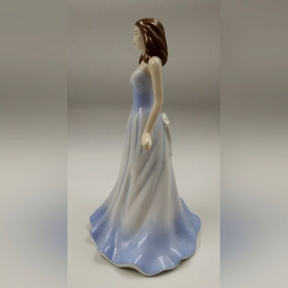 Royal Doulton England Bone China Gemstone Collection April Diamond Figurine - Picture 7 of 16